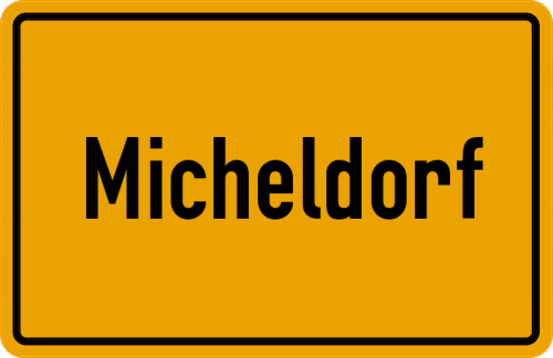 Ortsschild Micheldorf