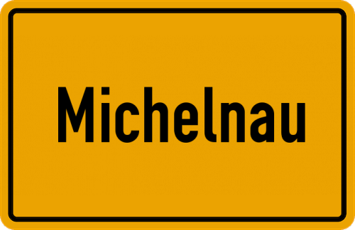 Ortsschild Michelnau