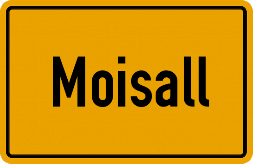 Ortsschild Moisall