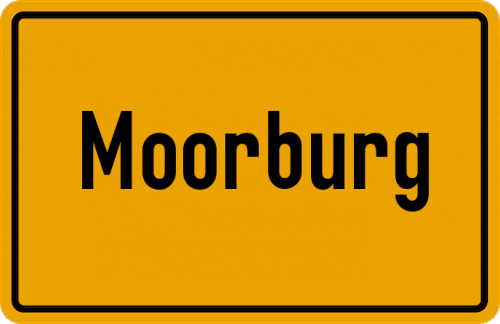 Ortsschild Moorburg