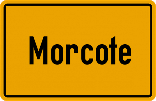 Ortsschild Morcote