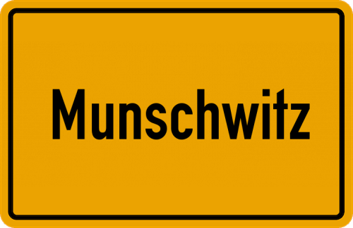 Ortsschild Munschwitz