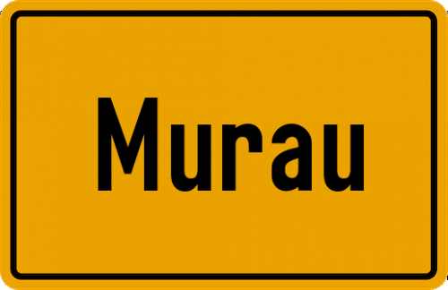 Ortsschild Murau