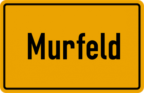 Ortsschild Murfeld