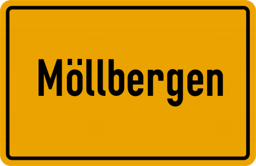 Ortsschild Möllbergen