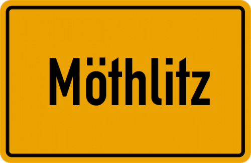 Ortsschild Möthlitz