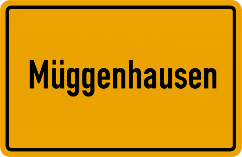 Ortsschild Müggenhausen
