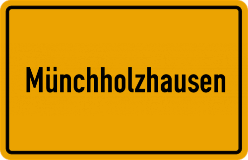Ortsschild Münchholzhausen