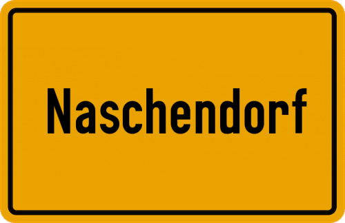Ortsschild Naschendorf