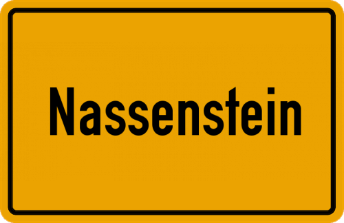Ortsschild Nassenstein