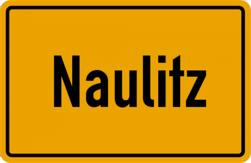 Ortsschild Naulitz
