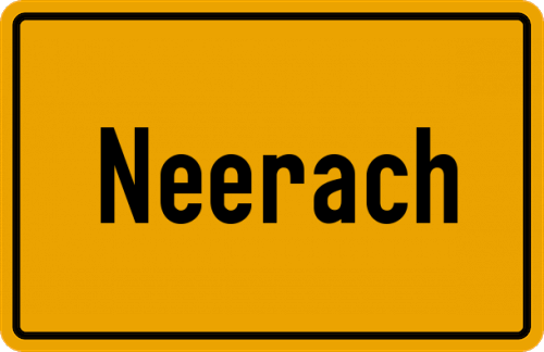 Ortsschild Neerach