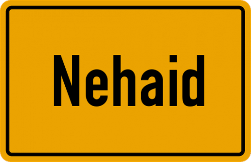 Ortsschild Nehaid, Vils