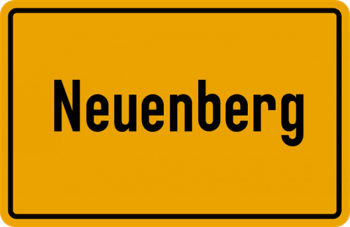 Ortsschild Neuenberg