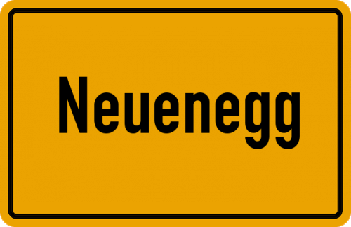Ortsschild Neuenegg