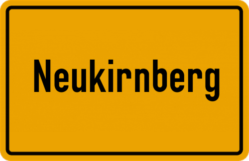 Ortsschild Neukirnberg