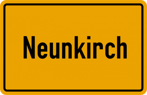 Ortsschild Neunkirch