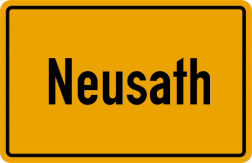 Ortsschild Neusath