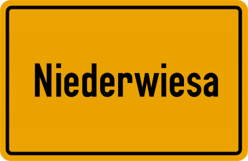 Ort Niederwiesa zum kostenlosen Download