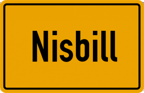 Ortsschild Nisbill