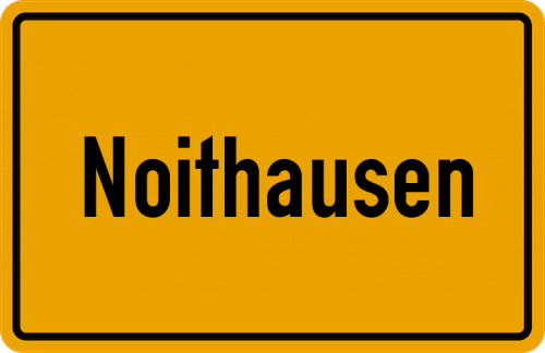 Ortsschild Noithausen