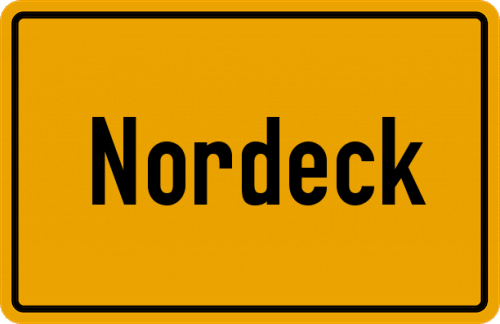 Ortsschild Nordeck
