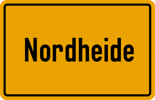 Ortsschild Nordheide