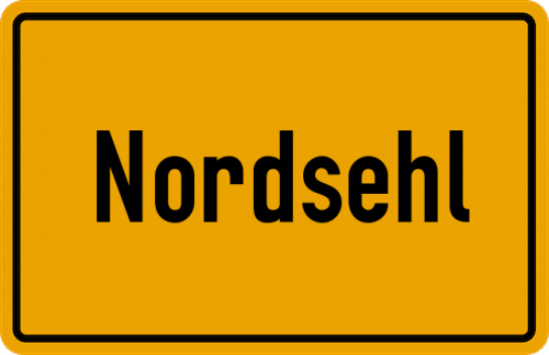Ortsschild Nordsehl