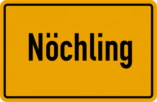 Ortsschild Nöchling