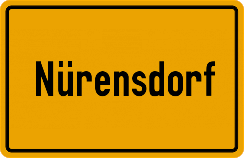 Ortsschild Nürensdorf