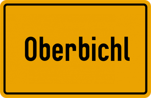 Ortsschild Oberbichl