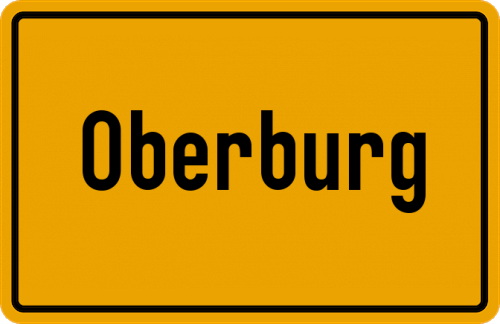 Ortsschild Oberburg