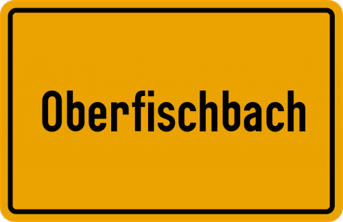 Ortsschild Oberfischbach