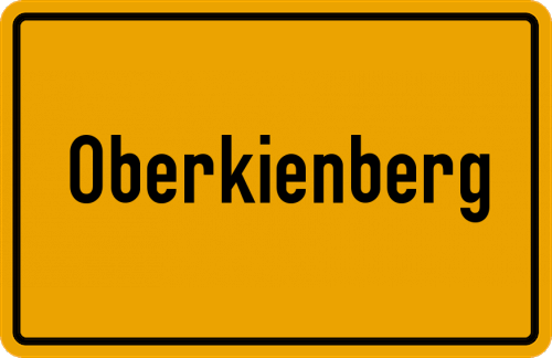 Ortsschild Oberkienberg