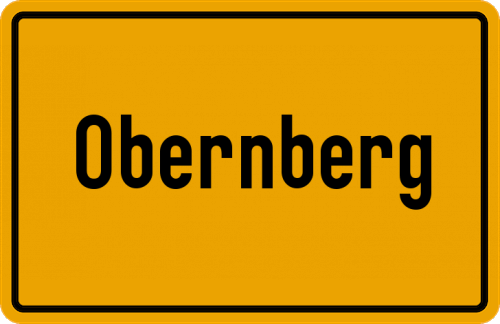 Ortsschild Obernberg