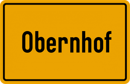 Ortsschild Obernhof, Lahn