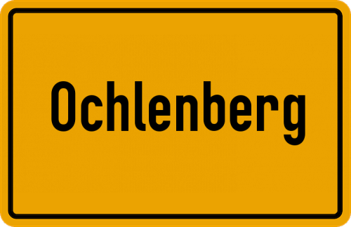 Ortsschild Ochlenberg