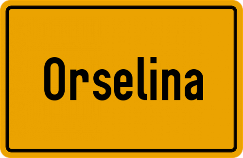 Ortsschild Orselina