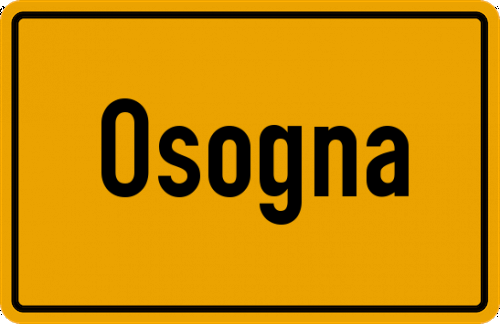 Ortsschild Osogna