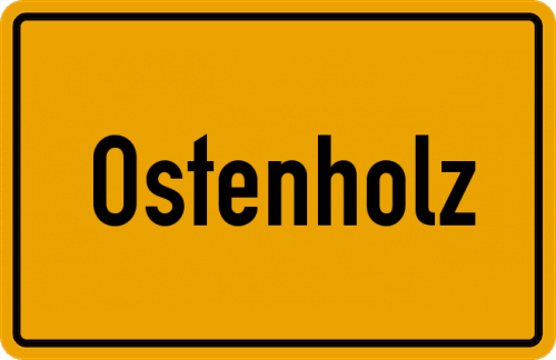 Ortsschild Ostenholz