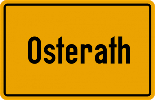 Ortsschild Osterath