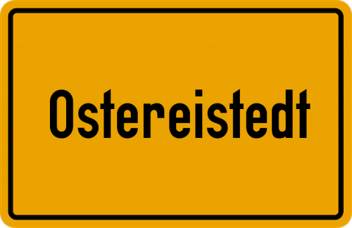 Ortsschild Ostereistedt