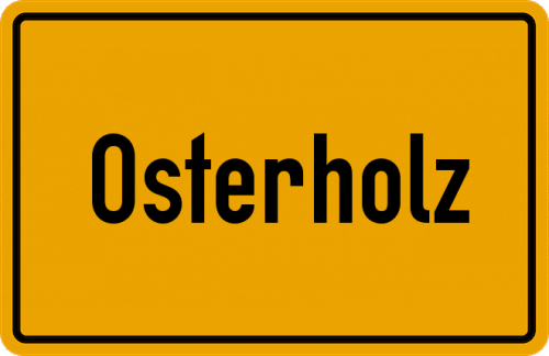 Ortsschild Osterholz