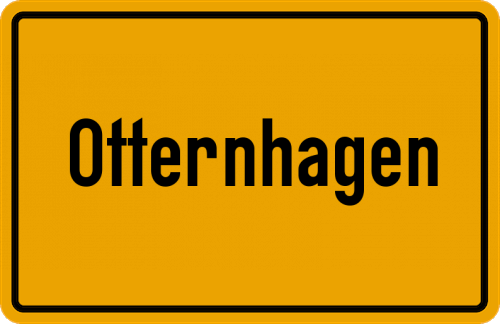 Ortsschild Otternhagen
