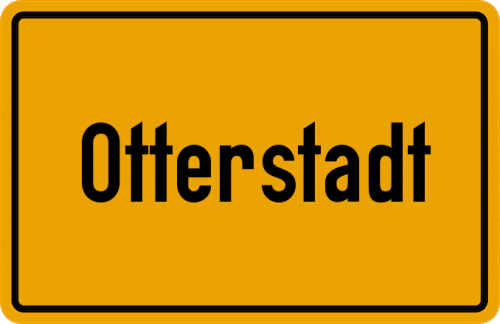 Ortsschild Otterstadt