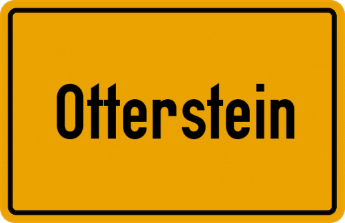Ortsschild Otterstein