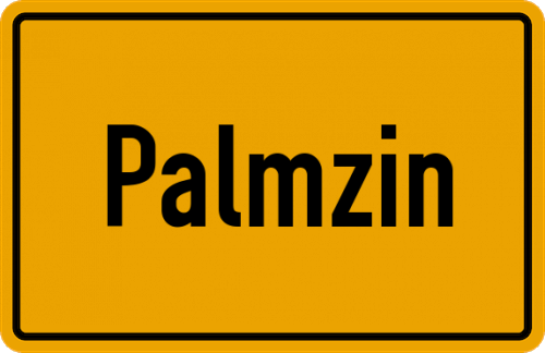 Ortsschild Palmzin