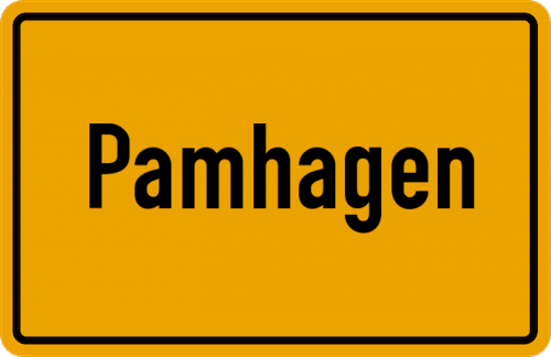 Ortsschild Pamhagen