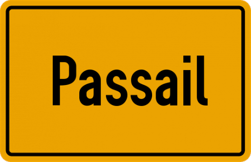 Ortsschild Passail