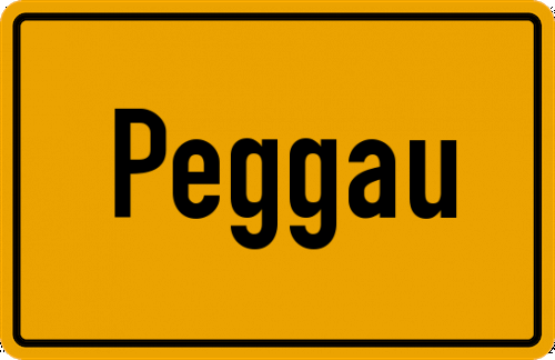 Ortsschild Peggau